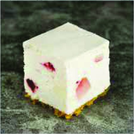 STRAWBERRY CHEESECAKE CUBE