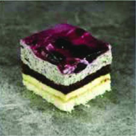 BLLUEBERRY CUSTARD CUBE